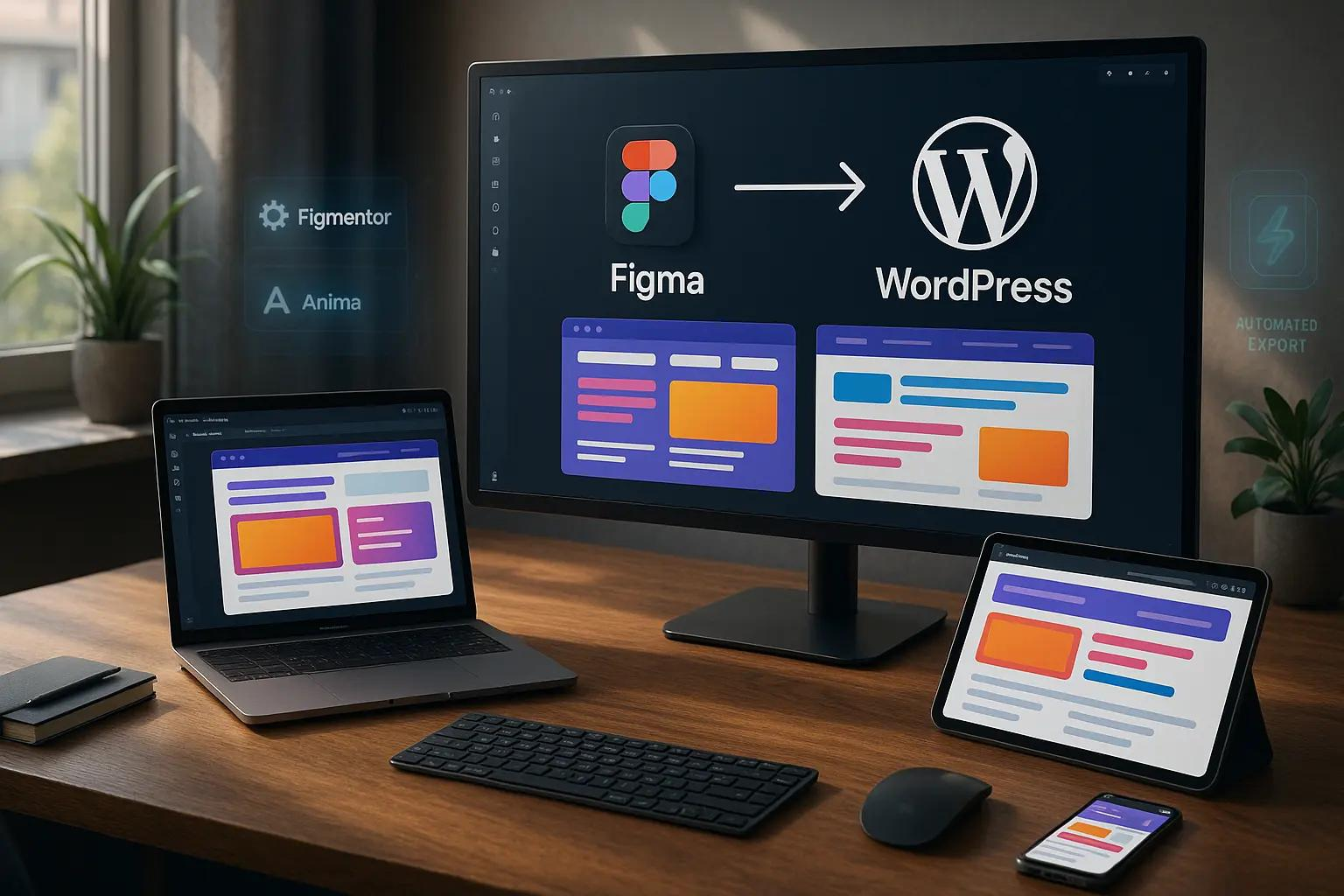 AI Mockup to Custom WordPress Conversion